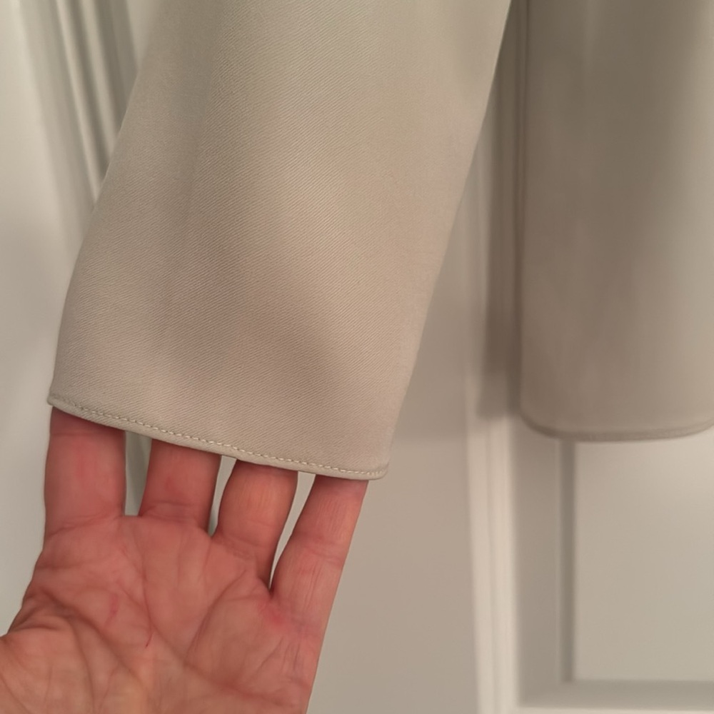 Tibi Cream Button-Up Blouse - Picture 3 of 4